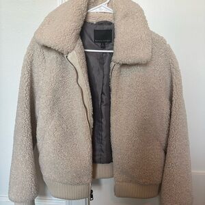 Banana republic faux shearling jacket